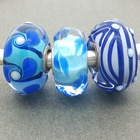 Trollbeads Leafy Spinner Unique Trio