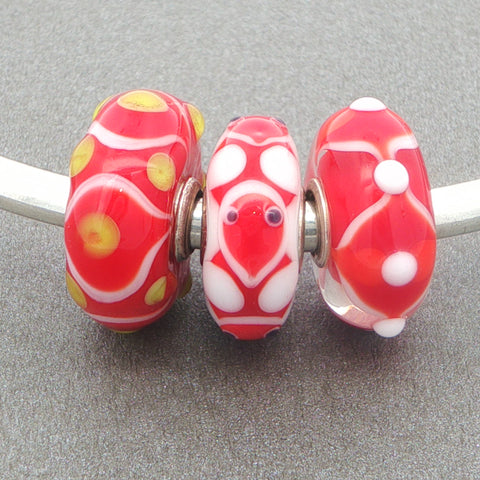 Trollbeads Watchful Buds Unique Trio