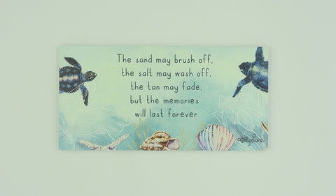 Turtle Cove Forever Sentiment Plaque
